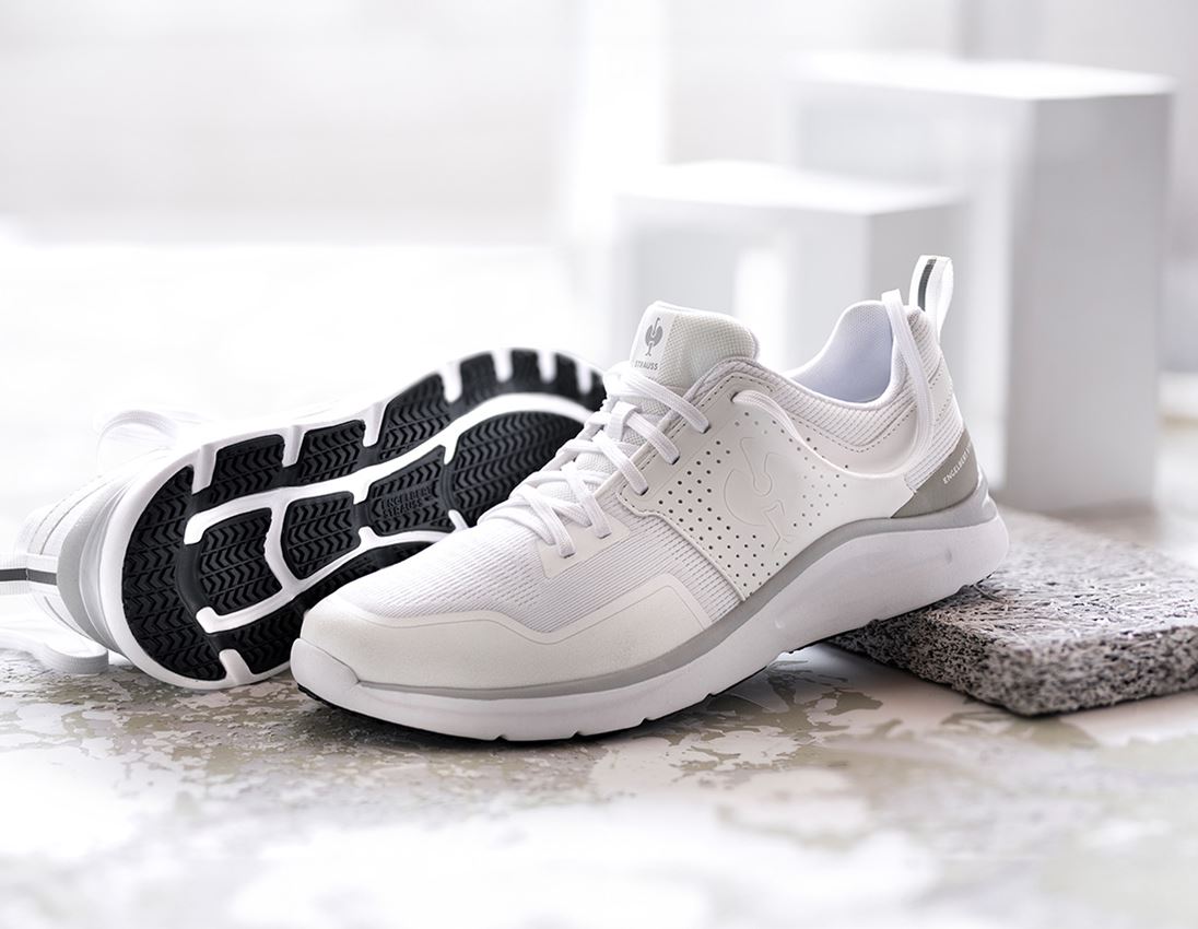 O1: O1 Work shoes e.s. Antibes low + white 1
