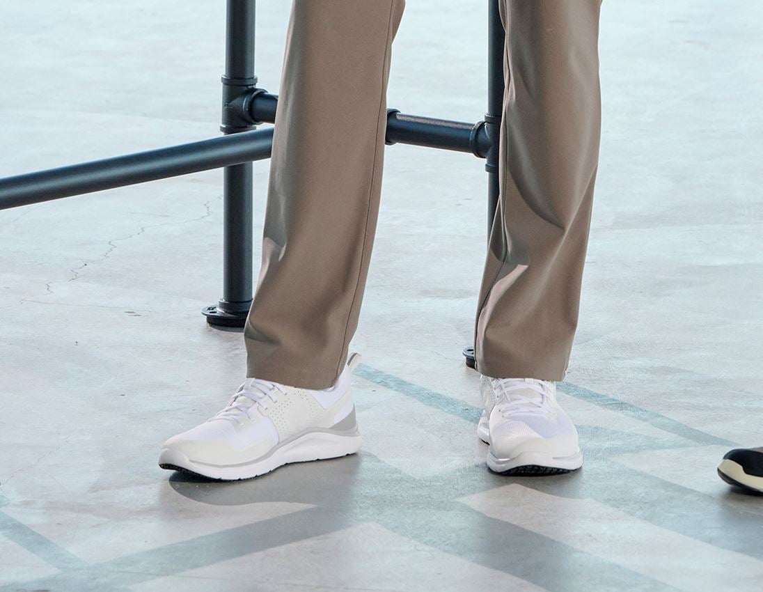 O1: O1 Work shoes e.s. Antibes low + white 2