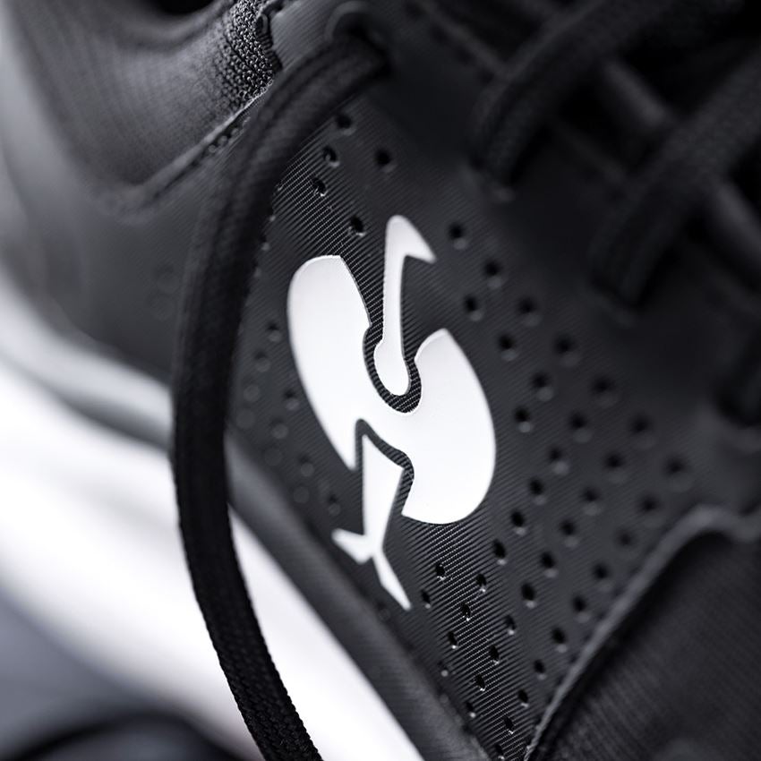 O1: O1 Work shoes e.s. Antibes low + black/white 2