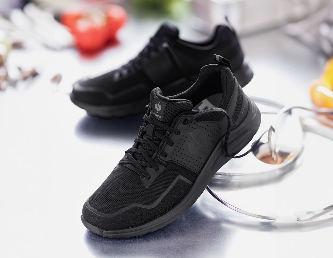 O1: O1 Work shoes e.s. Antibes low + black