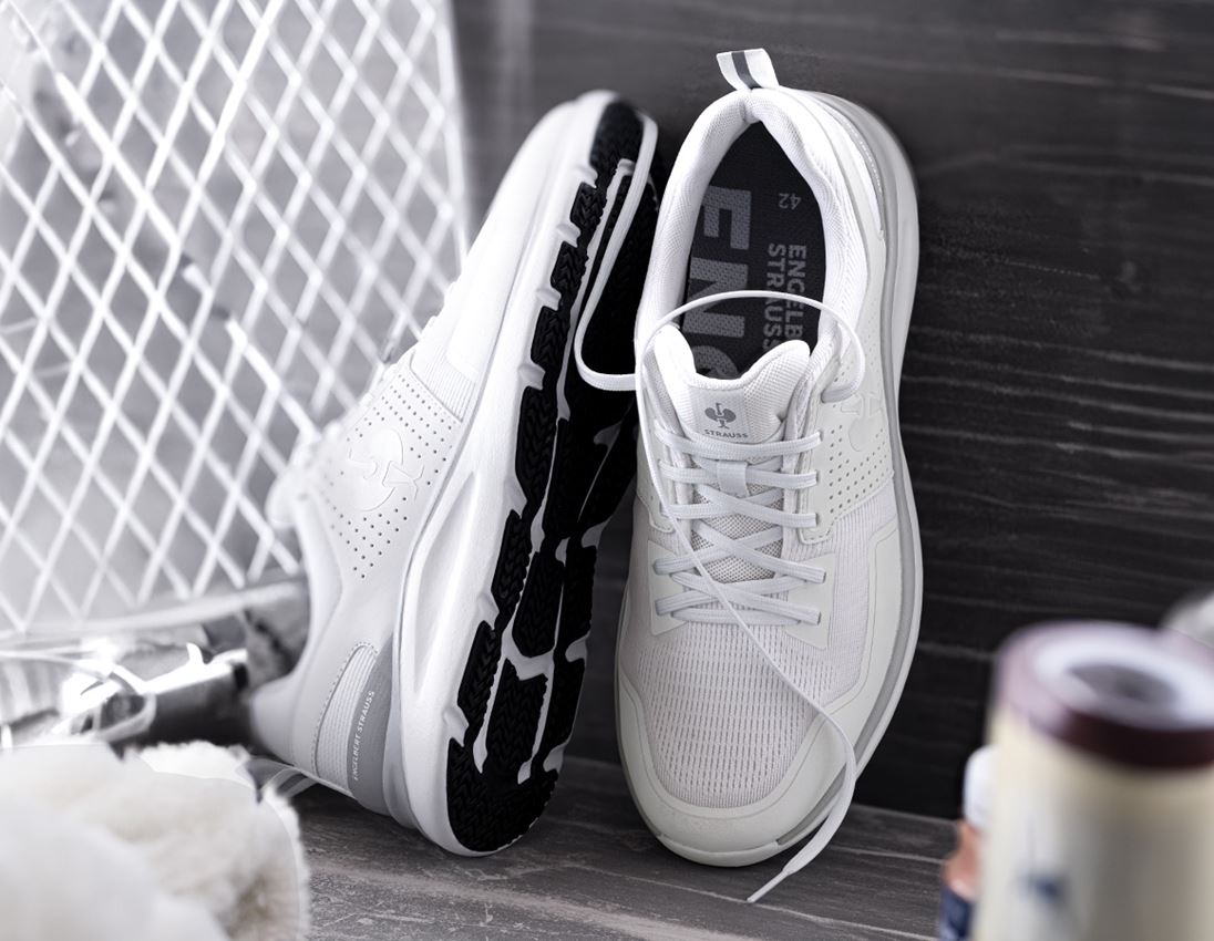 O1: O1 Work shoes e.s. Antibes low + white