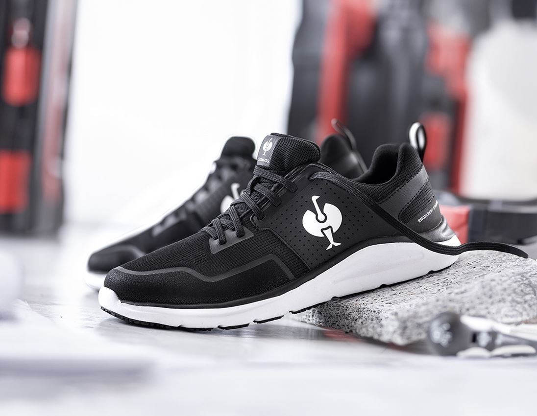 O1: O1 Work shoes e.s. Antibes low + black/white