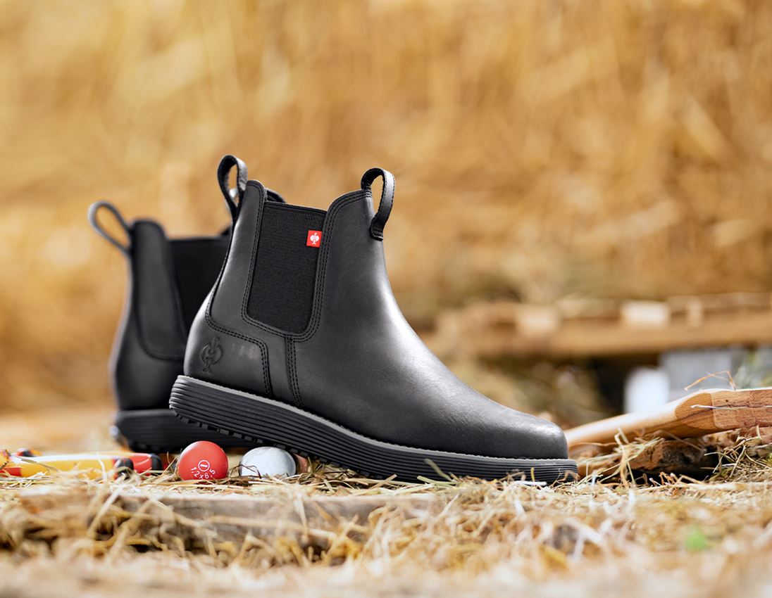 O1: O1 Work boots e.s. Amarillo mid + black 3