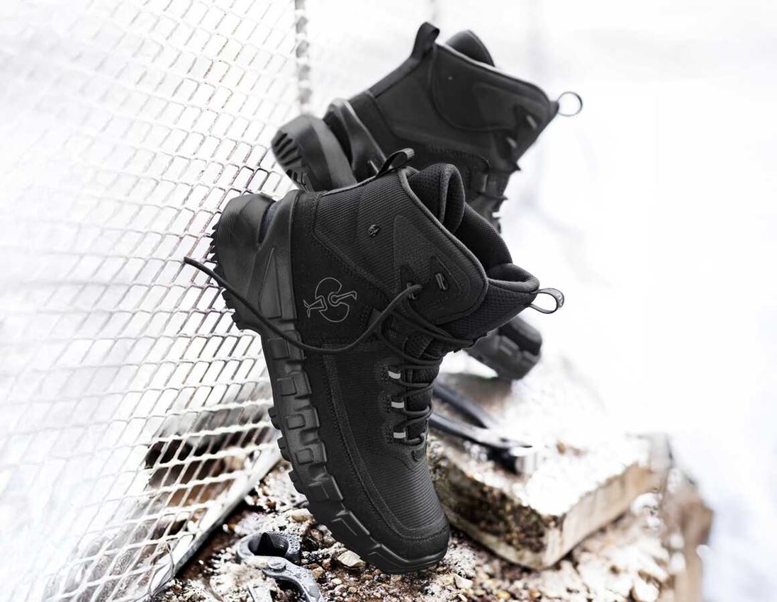 O6: O6 Work boots e.s. Brixen mid + black 1