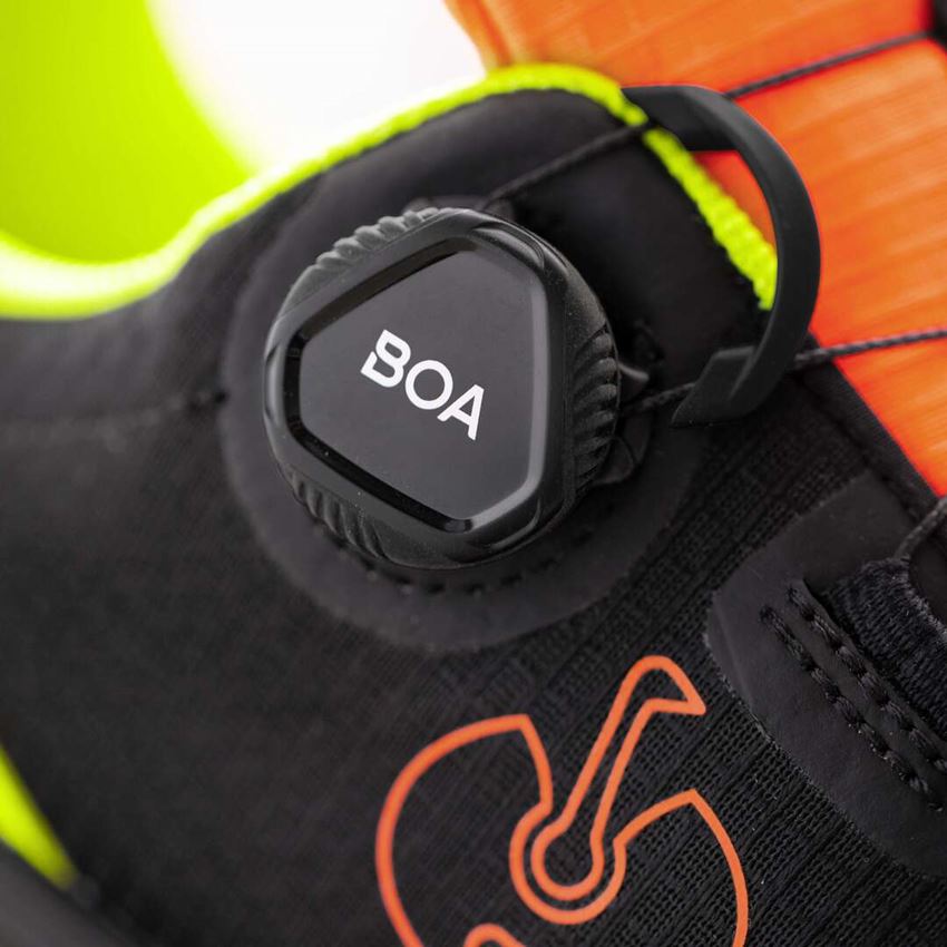 O1: O1 Work shoes e.s. Rexburg low + black/high-vis yellow 2