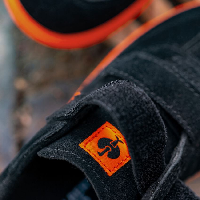 Kids Shoes: Allround shoes Strauss.0900 low, children's + black/high-vis yellow/high-vis orange 2