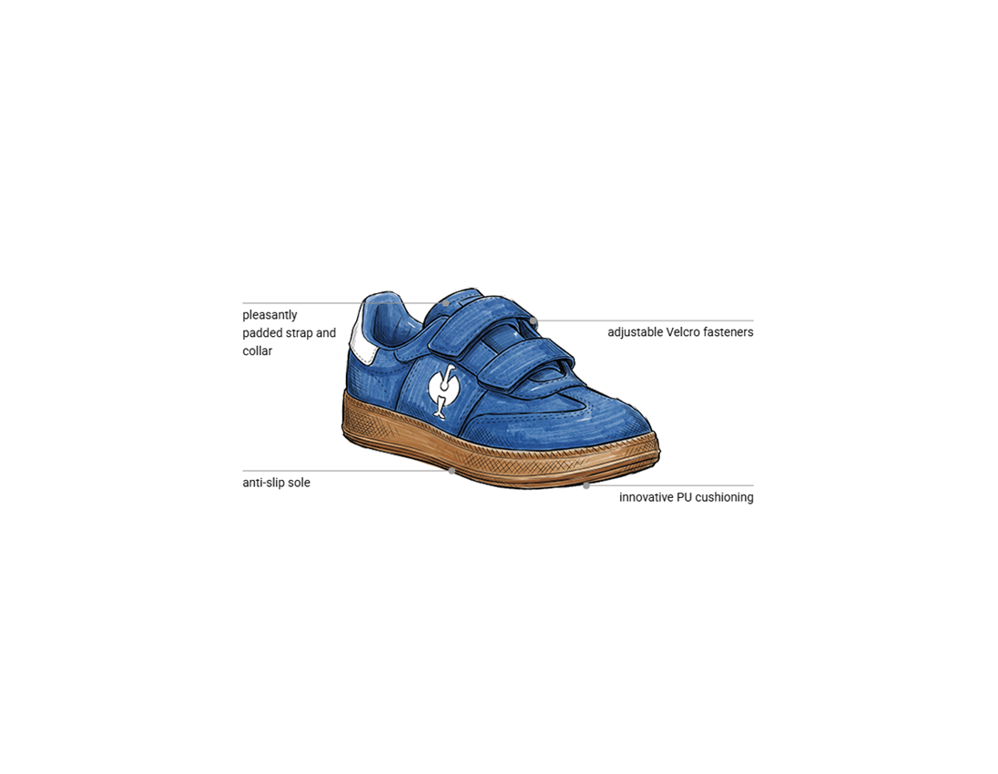 Kids Shoes: Allround shoes Strauss.0900 low, children's + gentianblue 1