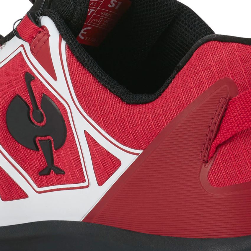 S1: S1 Safety shoes e.s. Baham II low + red/black 2
