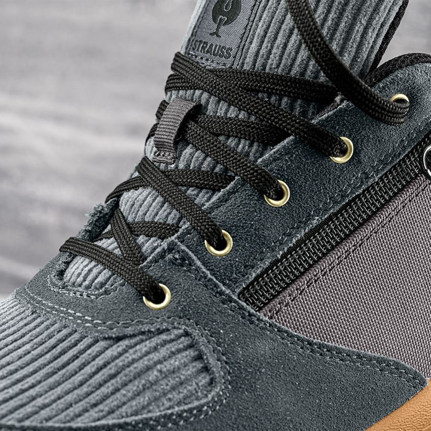 Safety Trainers: S1 Safety shoes e.s. Janus II low + bridgegrey/cement 2