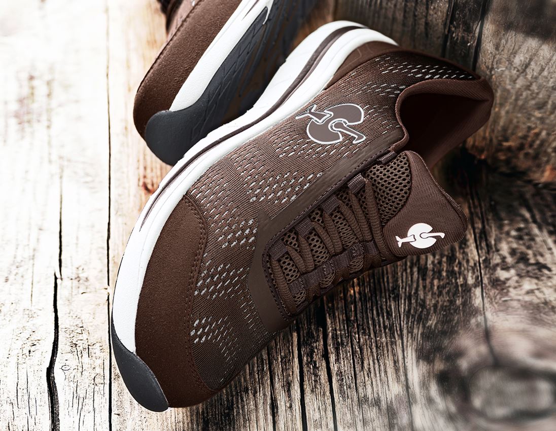 S1: S1 Safety shoes e.s. Tegmen III + chestnut/white