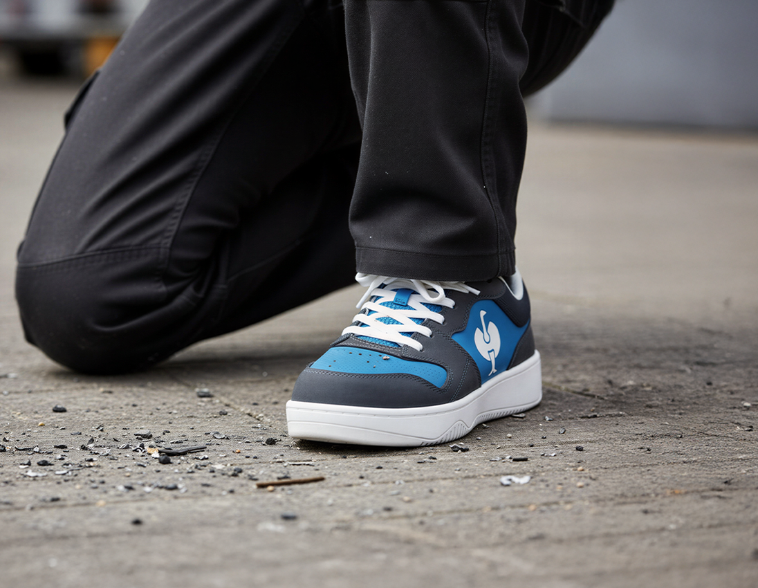 Safety Shoes: S1 Safety shoes e.s. Eindhoven low + gentianblue/neroblue 2