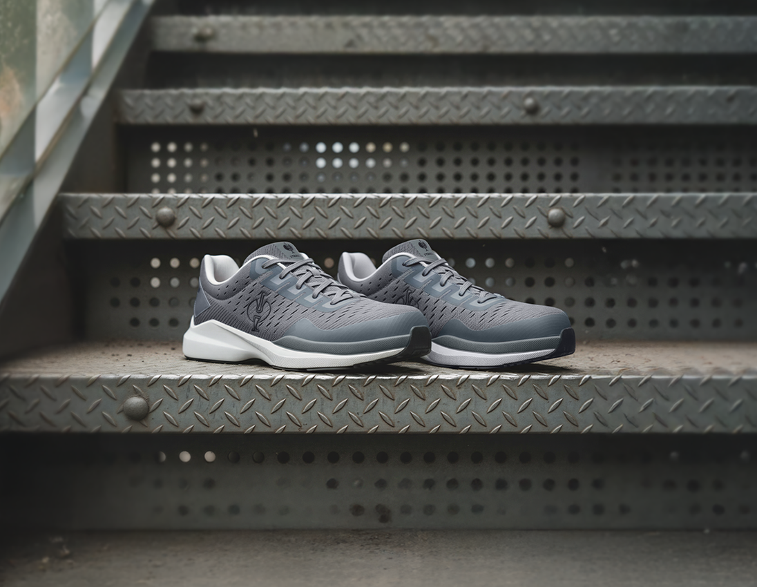 Safety Shoes: S1 Safety shoes e.s. Padua low + basaltgrey/silver