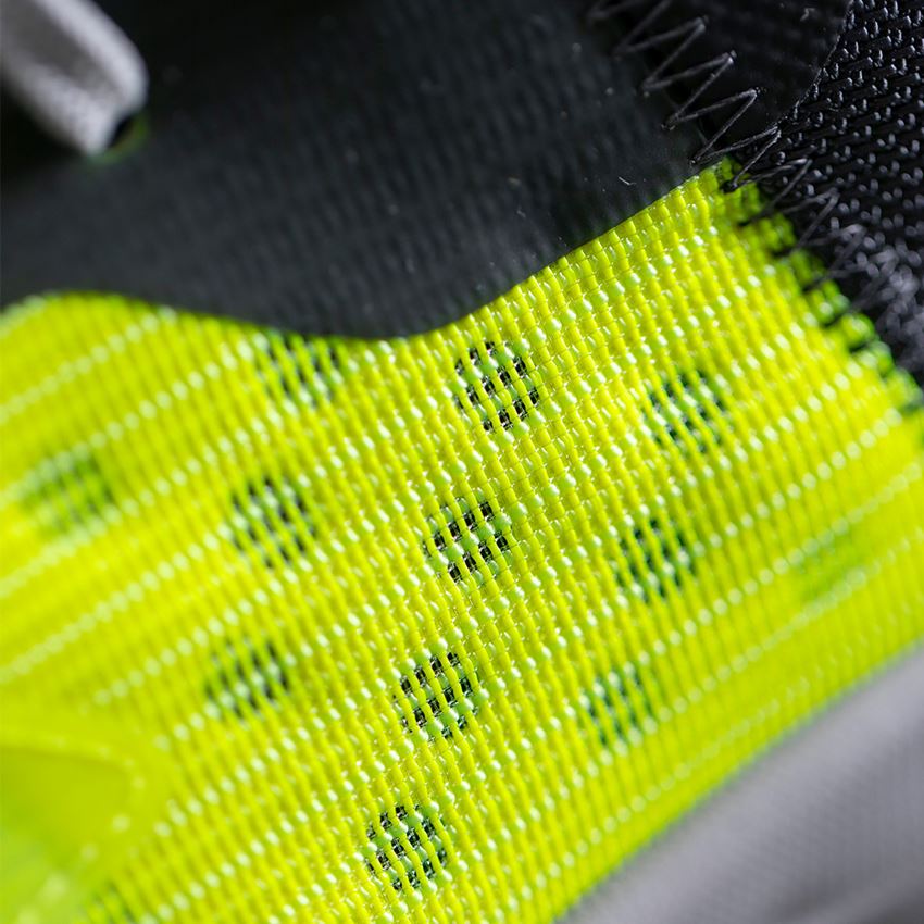 S1P: S1PS Safety shoes e.s. Marseille mid + high-vis yellow/grey 2