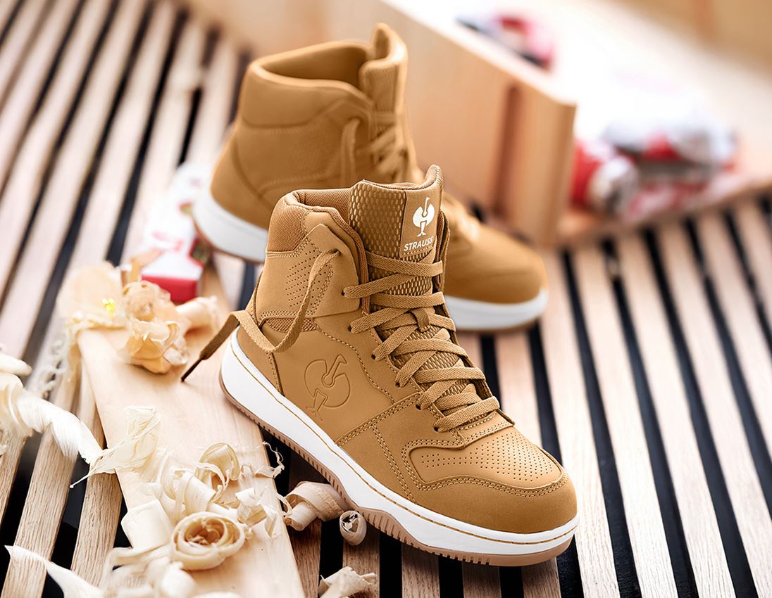 S1P: S1P Safety boots e.s. Eindhoven mid + almondbrown 1