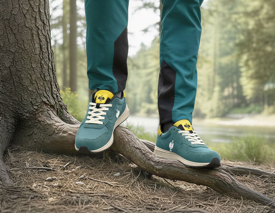 Safety Shoes: S1 Safety shoes e.s. Canberra low + emeraldgreen 2