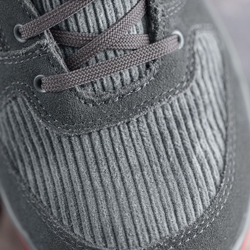 Footwear: S1 Safety shoes e.s. Janus II low + bridgegrey/velvetred 2