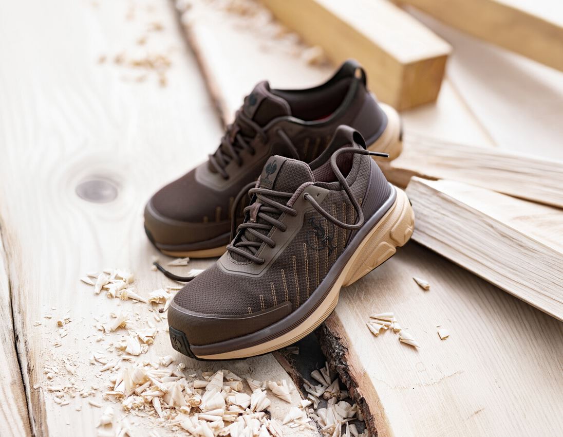 S1: S1 Safety shoes Strauss.1003 low + chestnut