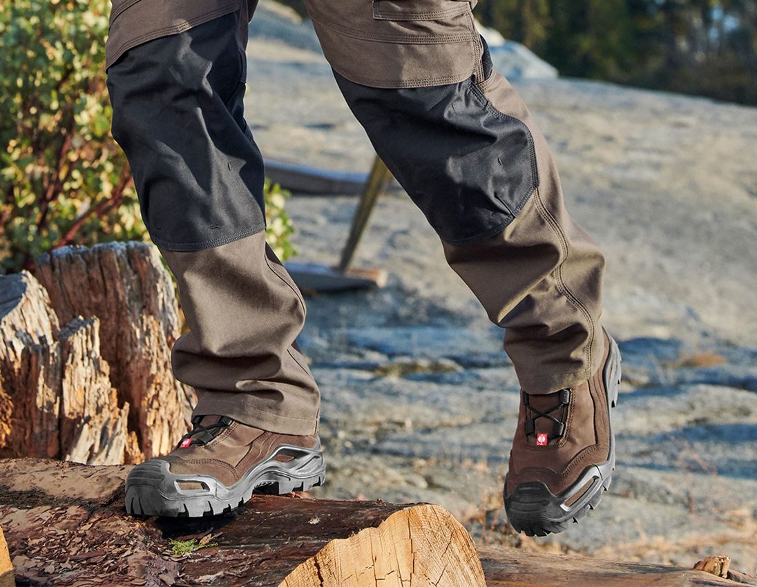 S3: e.s. S3 Safety boots Nembus mid + bark 1
