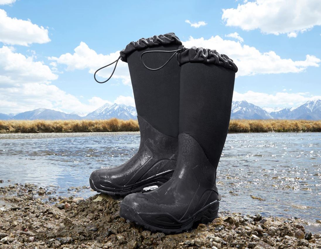 S5: e.s. S5 Neoprene safety boots Kore x-high + graphite/black