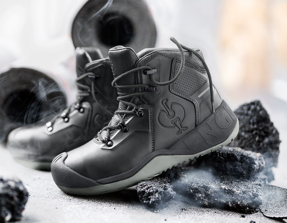 S3: S3 Roofer's- / Tarmac Safety boots e.s. Bayreuth + black/anthracite