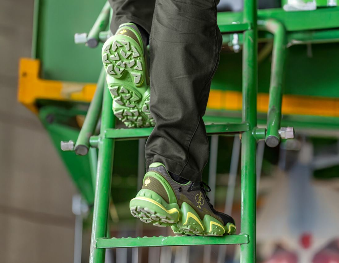 S7: S7S Safety shoes e.s. Peoria low + disguisegreen/seagreen 2
