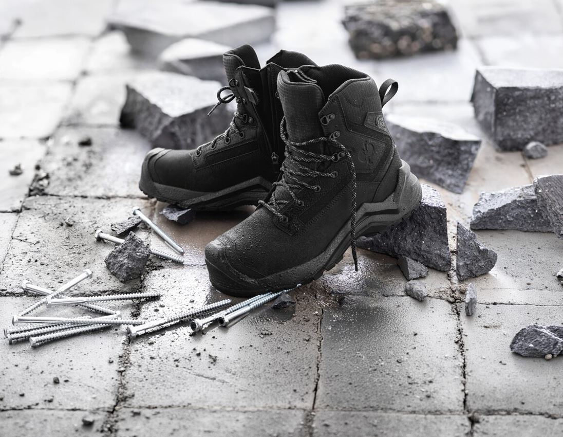 S7: S7 Safety boots Strauss.7004 high + black