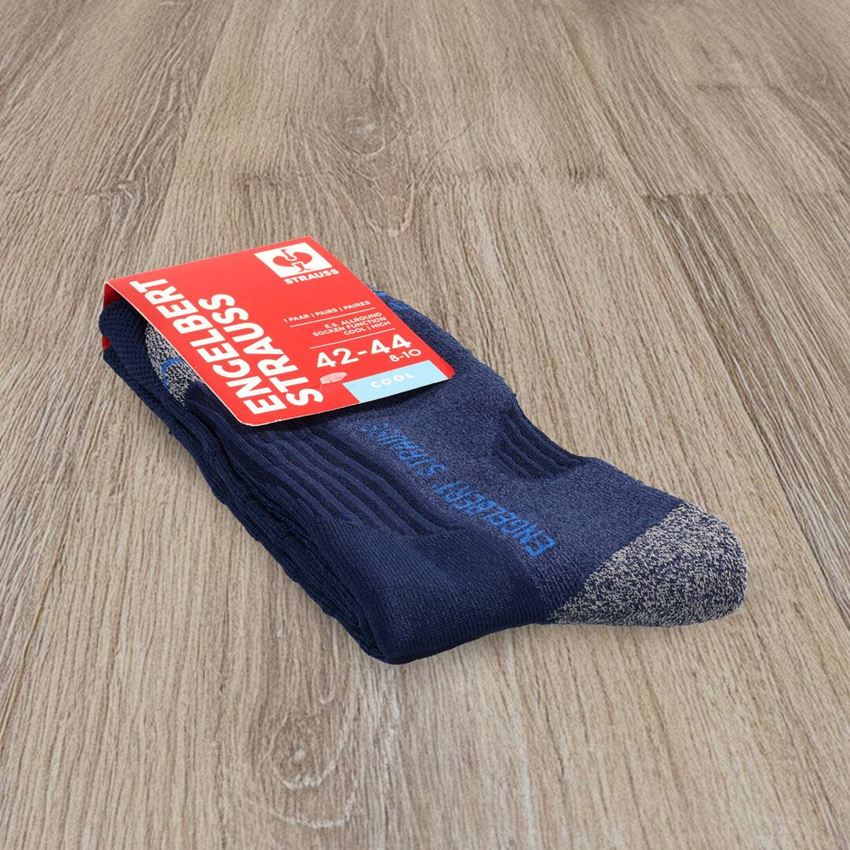 Socks: e.s. Allround functional socks cool/high + navy 2