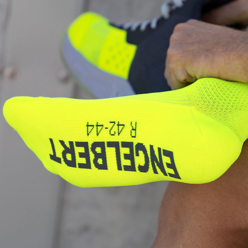 Socks: e.s. All-season socks function light/high + high-vis yellow/anthracite 2