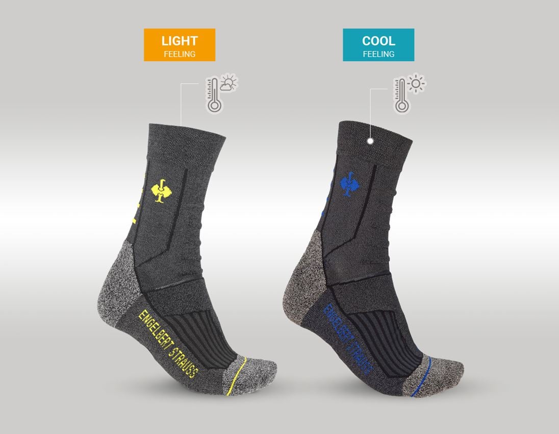 Clothing: Sock test set e.s. Allround + dark grey melange