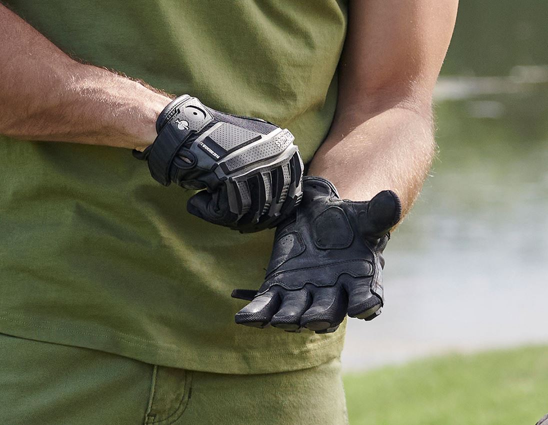 Hybrid: e.s. Assembly gloves Protect + black 5