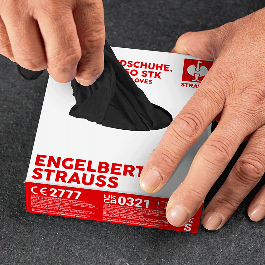 Offers of the month: Disposable nitrile gloves, powder-free, smart box + black 2