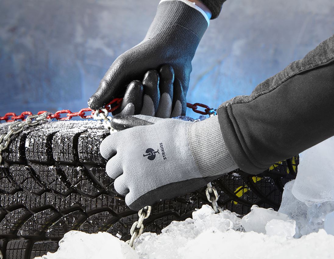 Coated: PU winter gloves Comfort