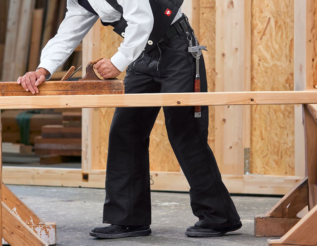 Work Trousers: e.s. Craftman's Trousers with Flare + black