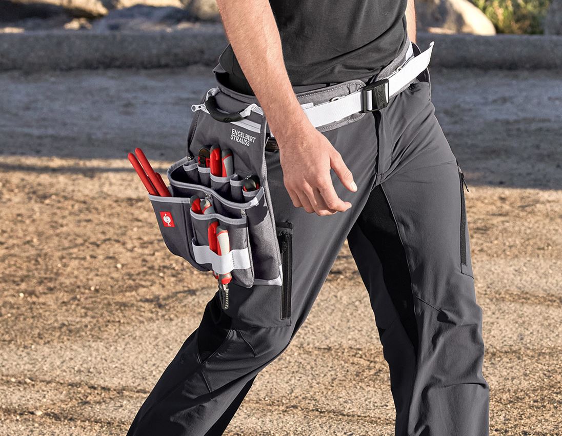 Accessories: e.s. Tool bag, 3 compartments + anthracite/platinum