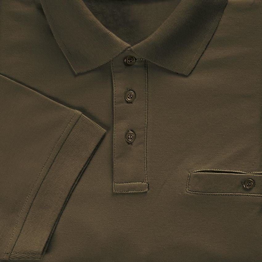 Shirts, Pullover & more: e.s. Polo shirt cotton Pocket + olive 2