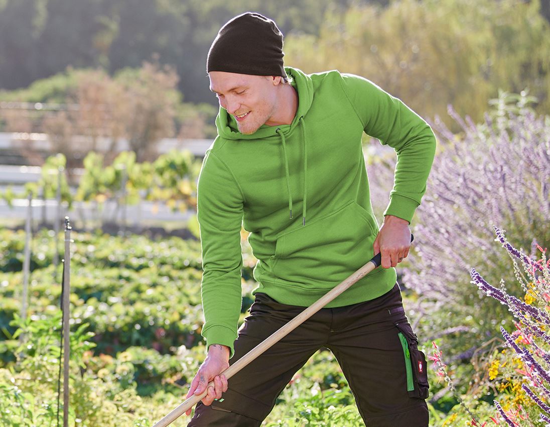 Shirts, Pullover & more: e.s. Hoody sweatshirt poly cotton + seagreen 1
