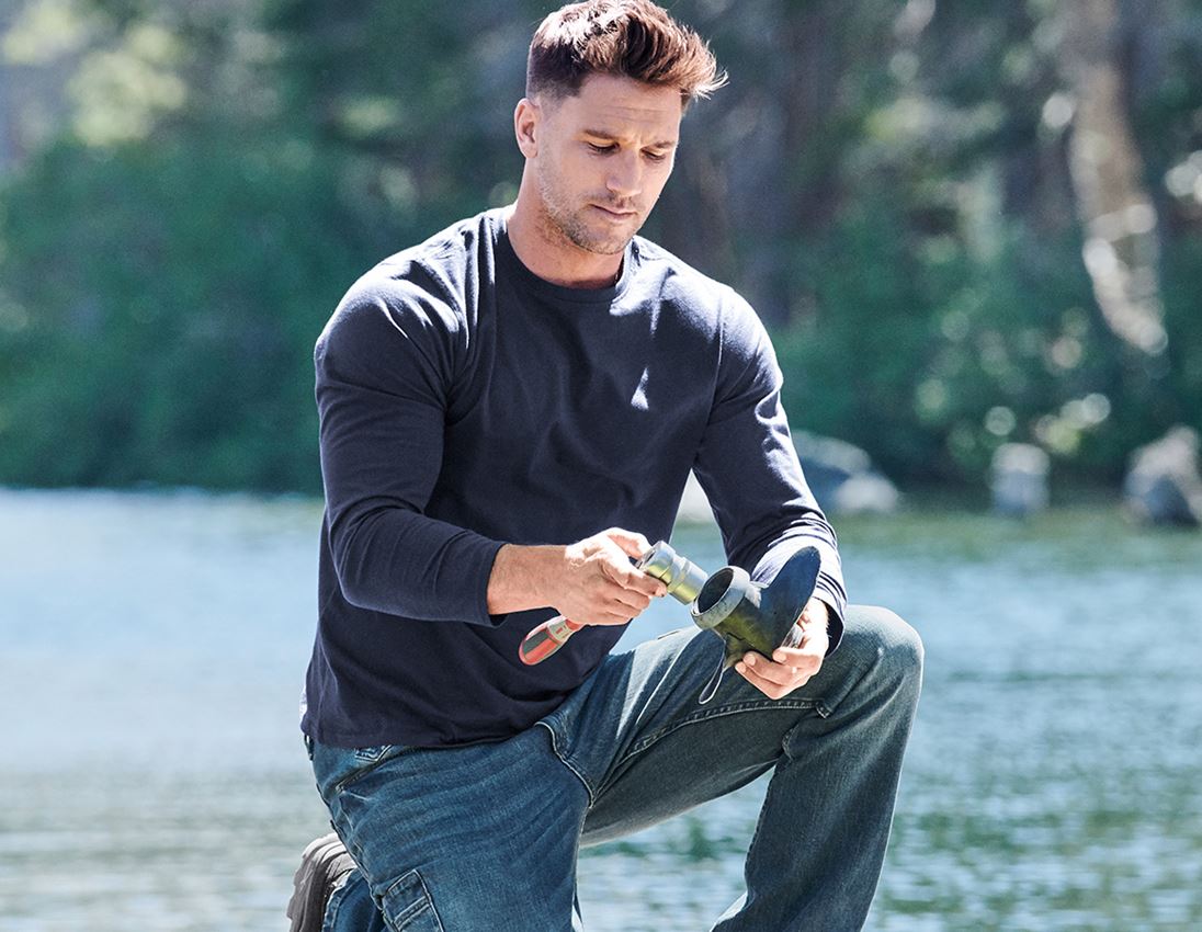 Topics: e.s. Longsleeve cotton + navy 1