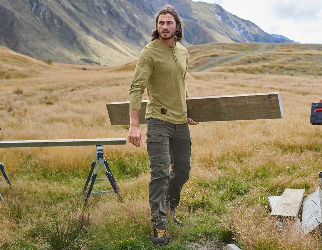 Shirts, Pullover & more: Longsleeve e.s.vintage + moltongold melange 1