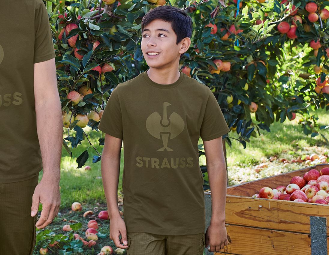 Shirts, Pullover & more: T-shirt e.s.concrete, children’s + mudgreen