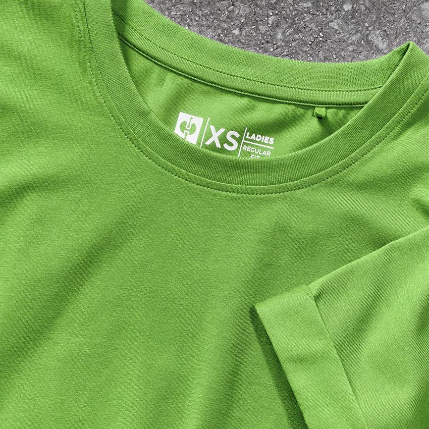Shirts, Pullover & more: e.s. T-shirt cotton stretch rolled sleeve, ladies + seagreen 2