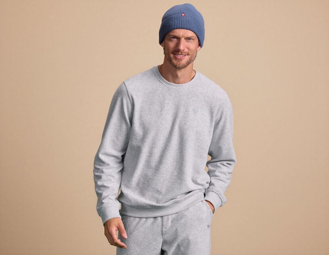 Shirts, Pullover & more: e.s. Sweatshirt Terry + grey melange