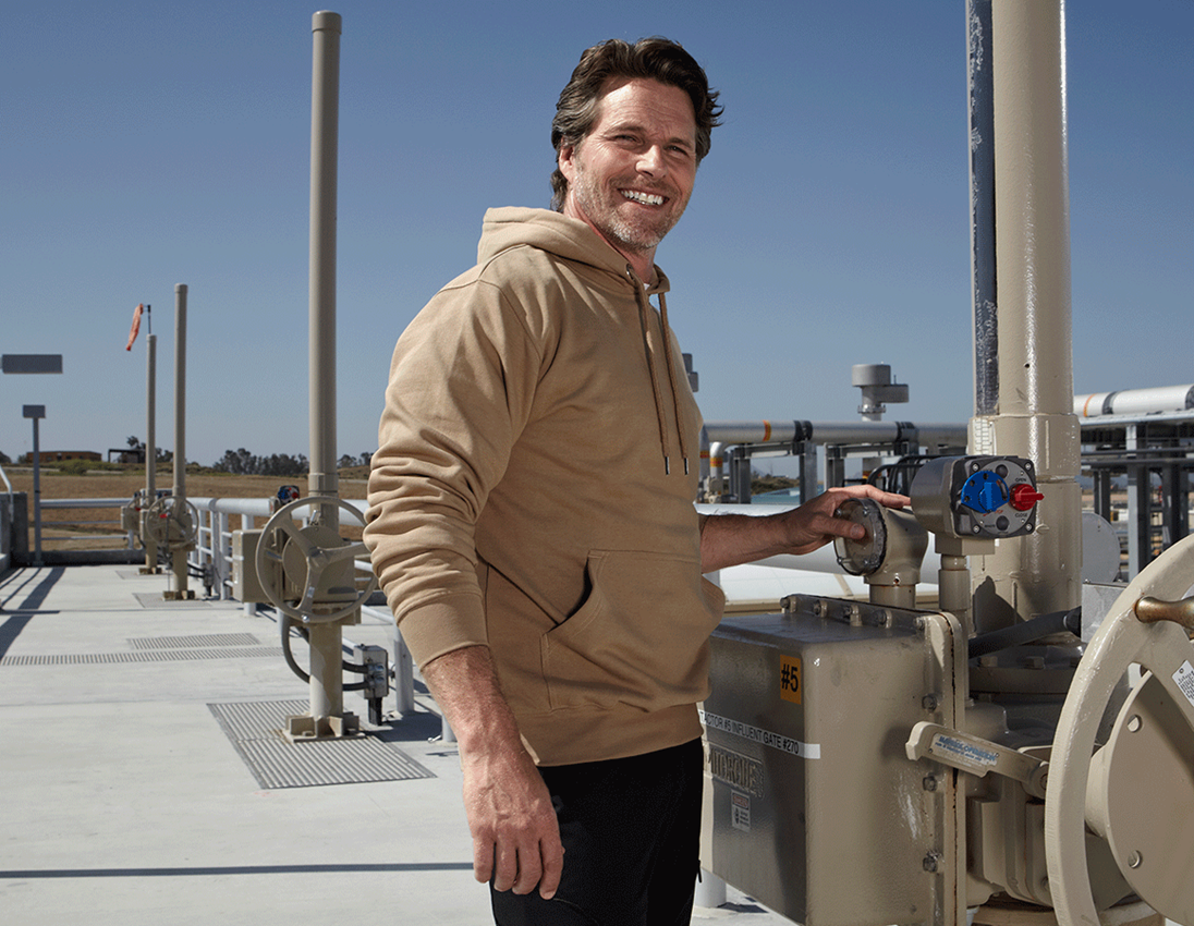 Clothing: SET: e.s. Hoody sweatshirt+ Sweatshirt poly cotton + khaki 1