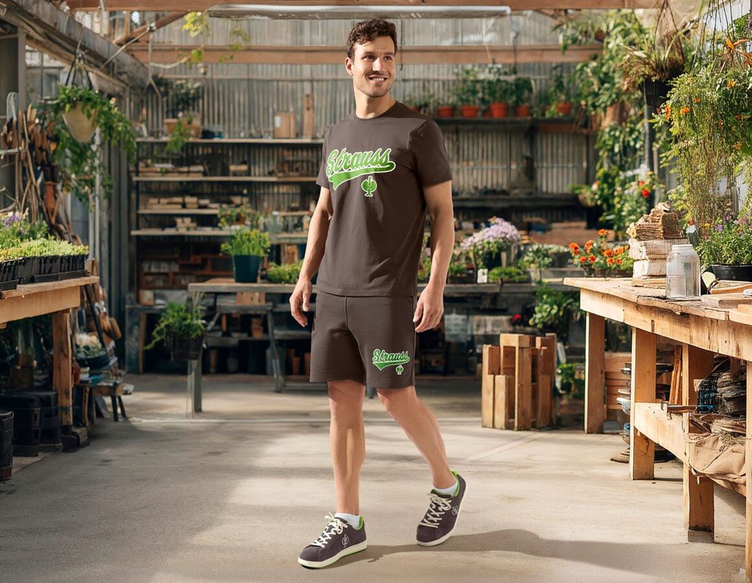 Clothing: T-shirt e.s.e:pic + chestnut/seagreen 1