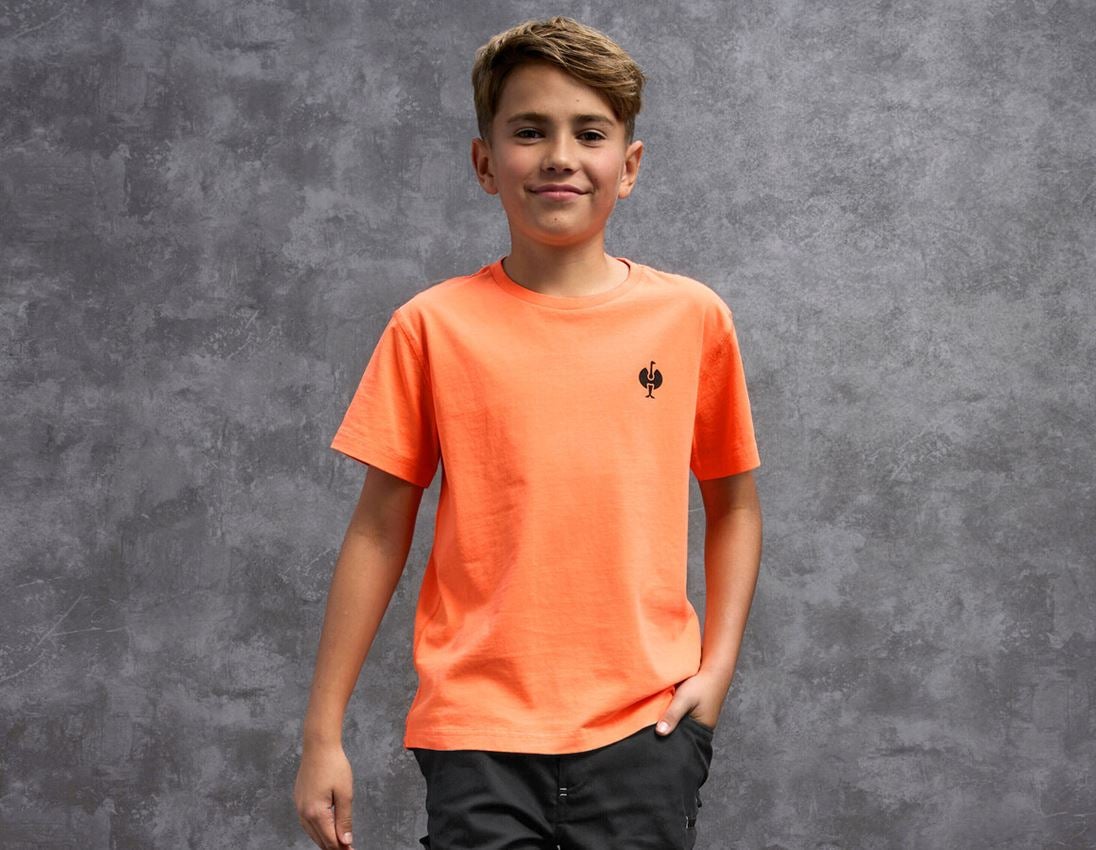 Shirts, Pullover & more: e.s. T-shirt neon, children's + neonorange vintage