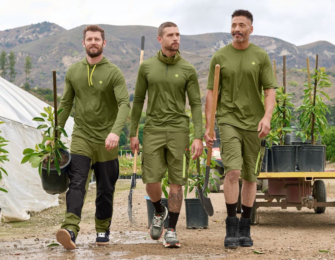 Shirts, Pullover & more: Functional t-shirt UV e.s.trail + junipergreen/limegreen 2