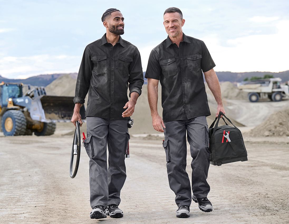 Topics: Work shirt e.s.classic, short sleeve + black 2