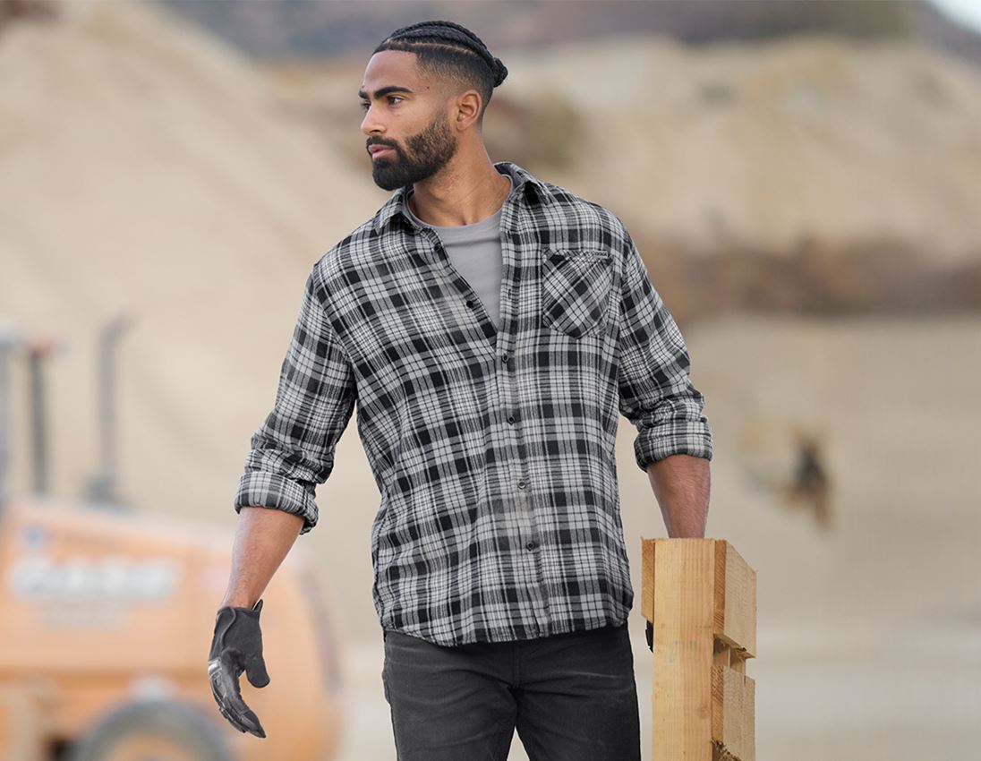 Shirts, Pullover & more: Check shirt e.s.vintage + black checked 3