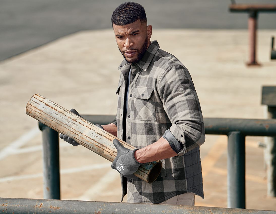 Shirts, Pullover & more: Allseason check shirt e.s.iconic + dolphingrey/carbongrey 1