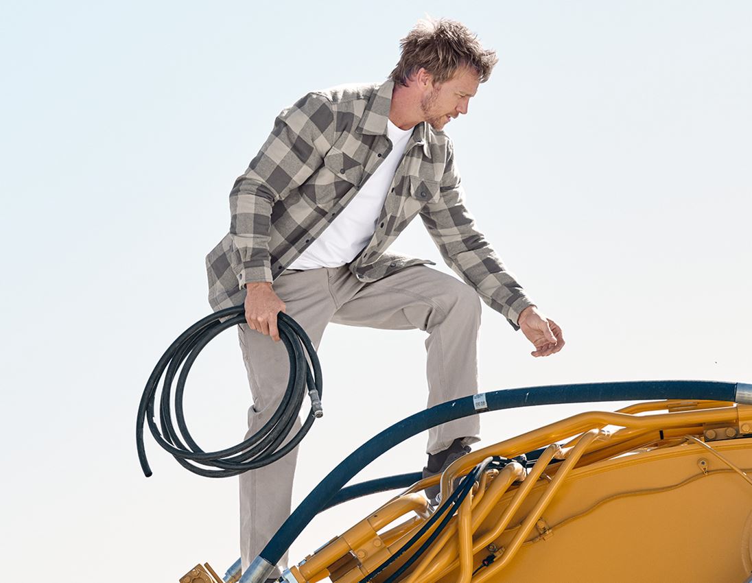 Shirts, Pullover & more: Allseason check shirt e.s.iconic + dolphingrey/carbongrey 3