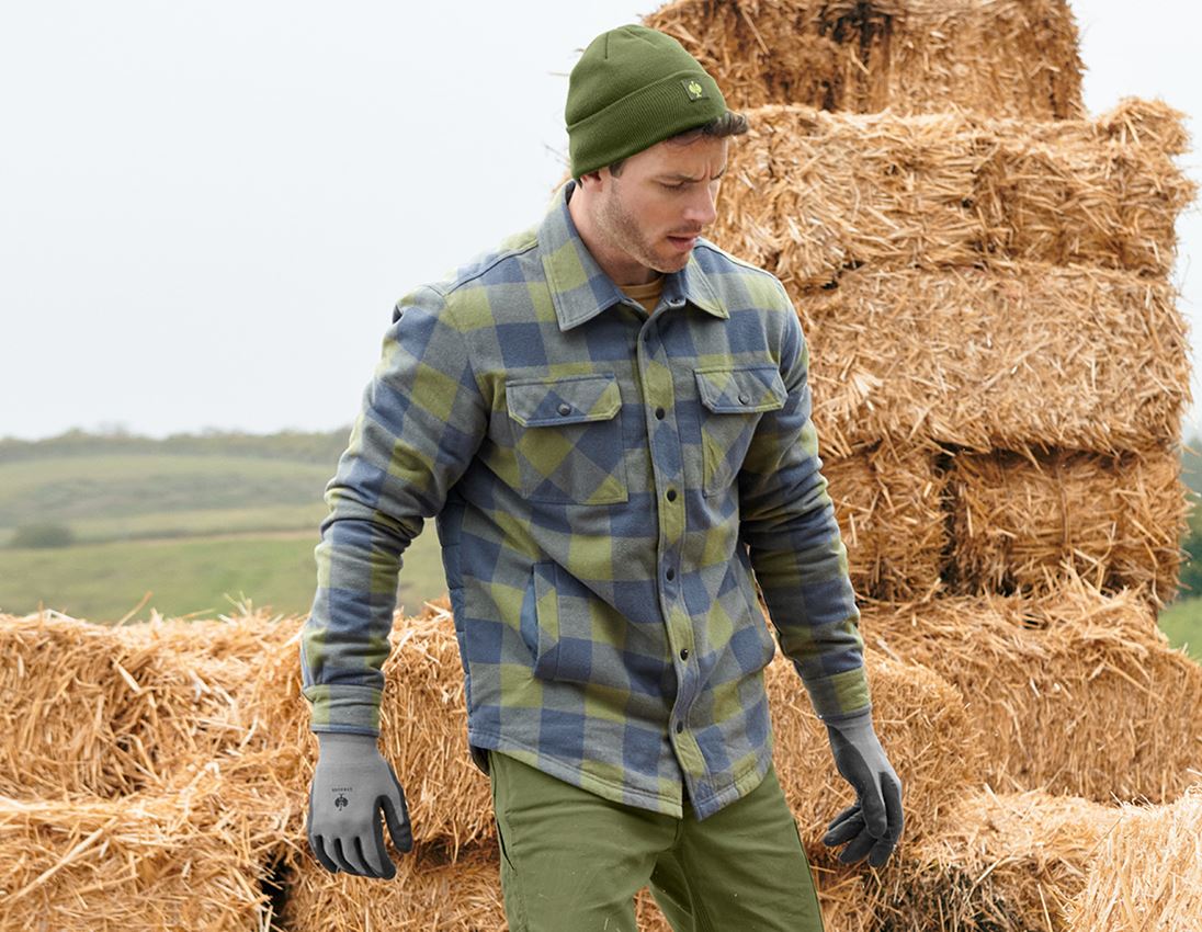 Shirts, Pullover & more: Allseason check shirt e.s.iconic + mountaingreen/oxidblue 2